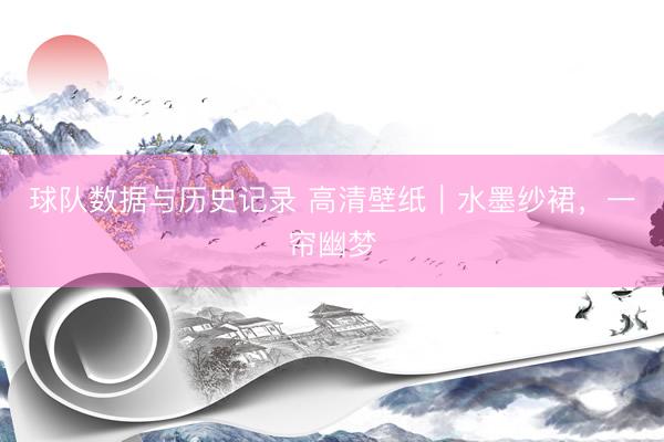 球队数据与历史记录 高清壁纸｜水墨纱裙，一帘幽梦