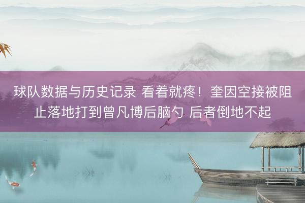 球队数据与历史记录 看着就疼！奎因空接被阻止落地打到曾凡博后脑勺 后者倒地不起